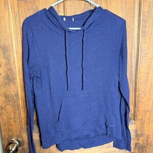 Blue Hooded Longsleeve